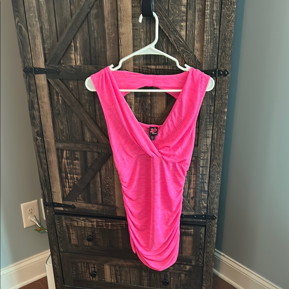 Pink Sleeveless Top